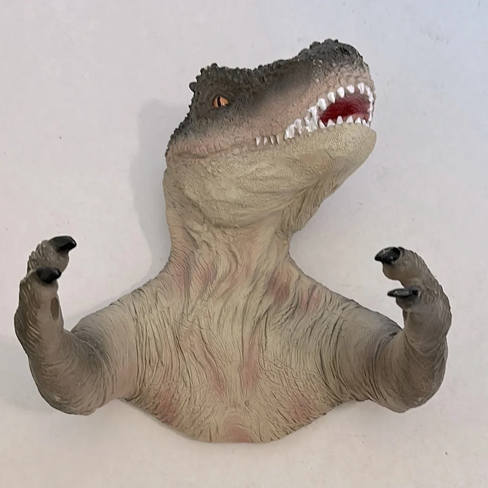 T Rex toilet paper holder with White Roller nwot